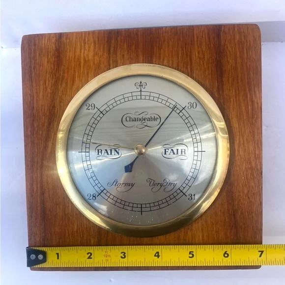 Vintage Barometer Thermometer Hydrometer changeable Humidity Weather Station